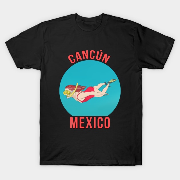 Cancun Mexico T-Shirt by DiegoCarvalho